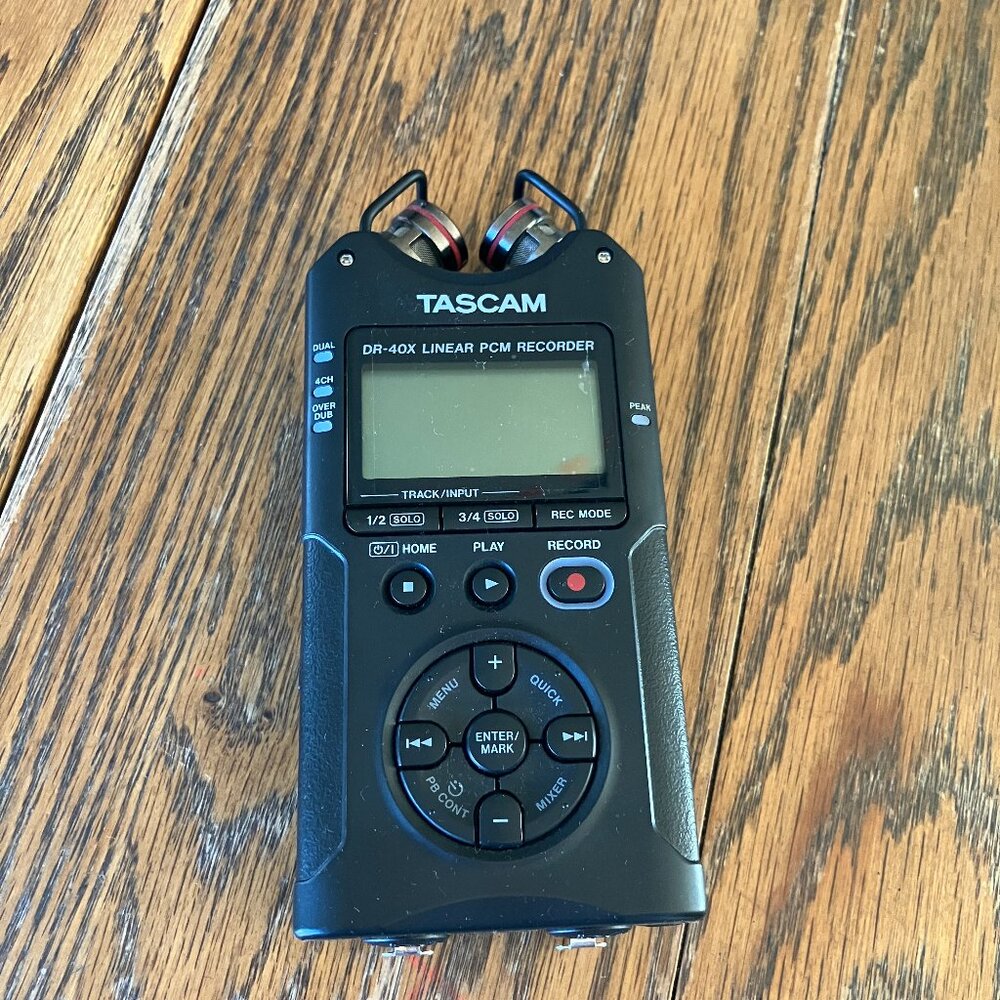 Tascam DR-40X Four Track Audio Recorder